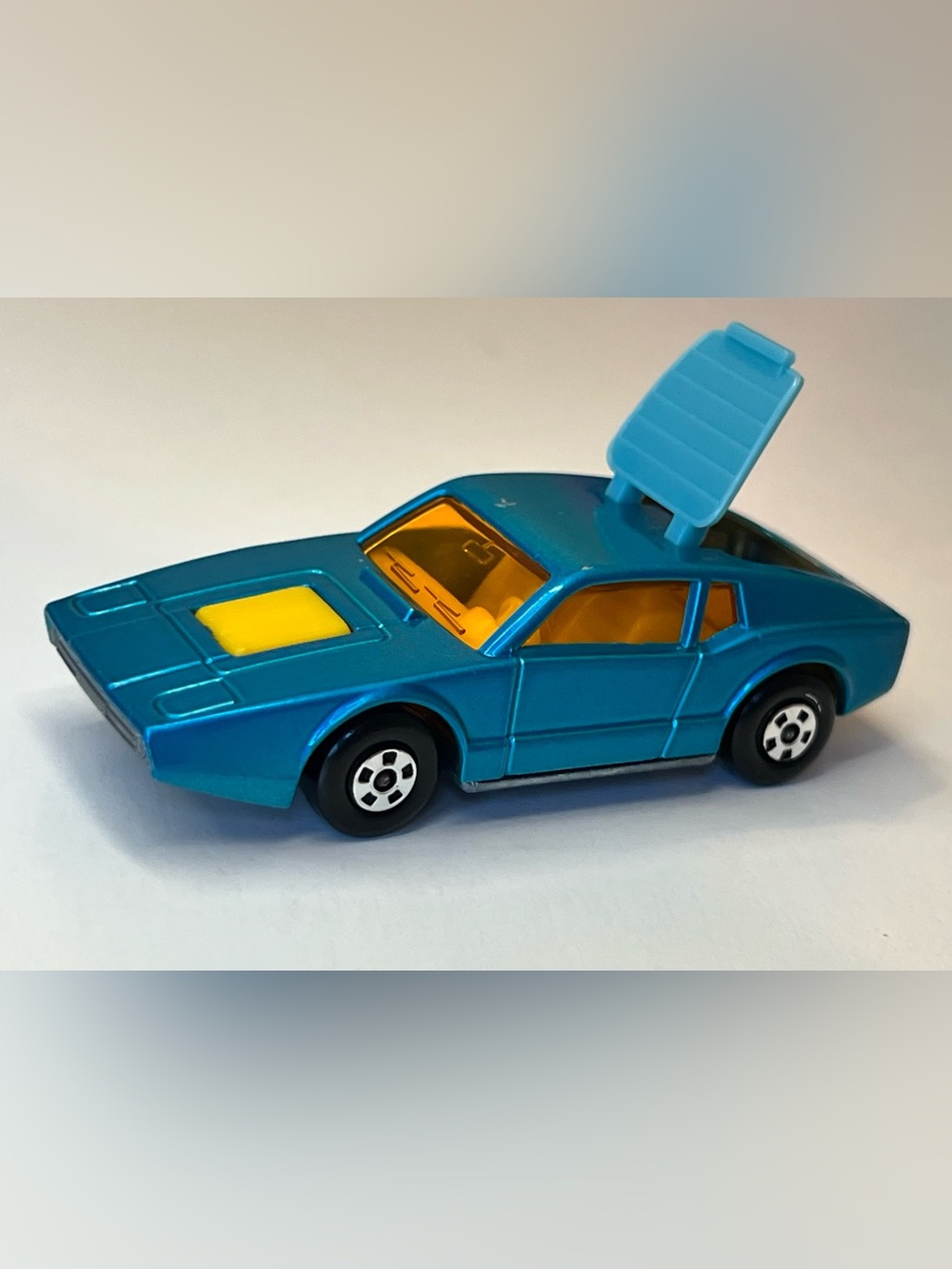 Vintage Matchbox Superfast No. 65 Saab Sonett III Blue Lesney England 1973